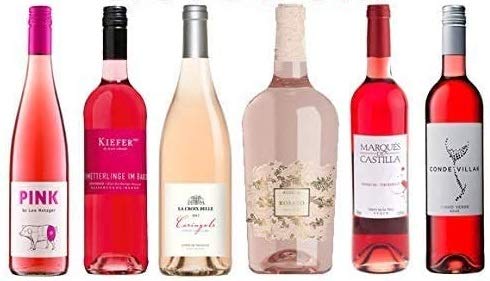 Roséwein Probierpaket | 6 x 0,75l | Rosé-Weine aus Deutschland, Italien, Frankreich, Portugal u. Spanien von FABELHAFTE GESCHENKE