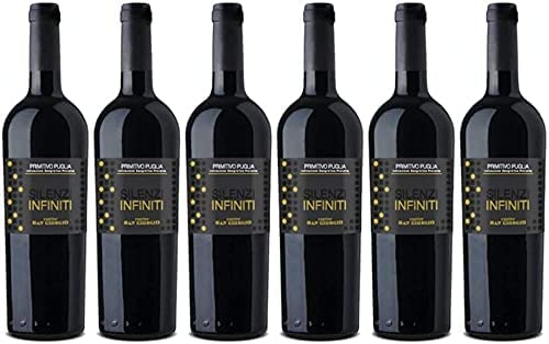 6er Vorteilspaket Infiniti Primitivo Puglia I.G.P. 2021 | Cantine San Giorgio | Rotwein aus Apulien | trocken | 6 x 0,75l von fabelhafter-geschenke