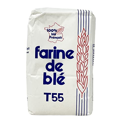 farine de blé Weizenmehl T55 (550er) aus Frankreich 1KG von farine de blé