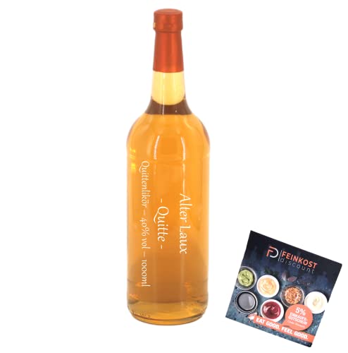 Alter Laux Quitte -1 Liter - 40% Quittenenlikör | mit Rezeptheft Alter Laux Quitte -1 Liter - 40% Quittenenlikör | mit Rezeptheft von fd feinkost discount