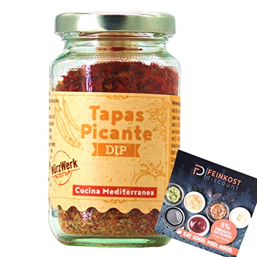 Tapas Picante DIP 60g Gewürzmischung | mit Rezeptheft | Würzwerk spanische Küche Tapas Picante DIP 60g Gewürzmischung | mit Rezeptheft | Würzwerk spanische Küche von fd feinkost discount