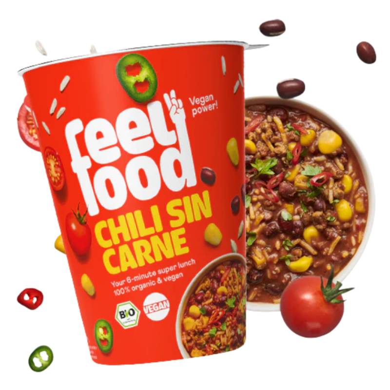 Bio Chili sin Carne Instant Lunch, 85g von feelfood®