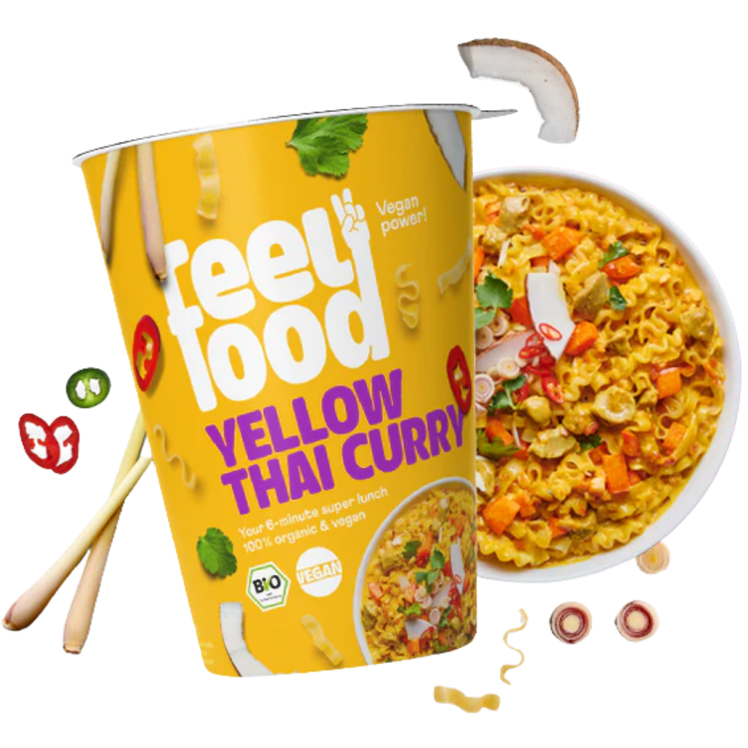 Bio Yellow Thai Curry Instant Lunch, 85g von feelfood®