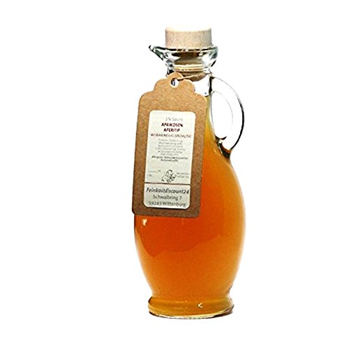 Aprikosen Aperitif Weißweinessig | 3% Säure | Spezialität | 500ml | in einer formschönen Essig Flasche von feinkostdiscount24
