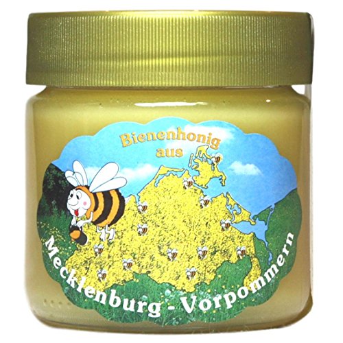 Blütenhonig 1 x 250g | Deutsche Herkunft - Mecklenburg | reiner Honig - direkt vom Imker keine Massenware von feinkostdiscount24
