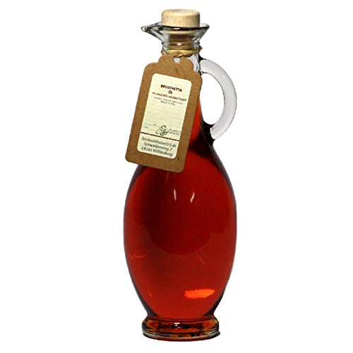 Bruschetta ÖL | 500 ml Ölflasche - veredeltes Rapsöl aromatisiert von feinkostdiscount24