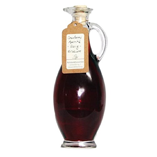 Cranberry Aperitif Essig | 5% Säure | Obstessig | aromatisiert | 500ml von feinkostdiscount24