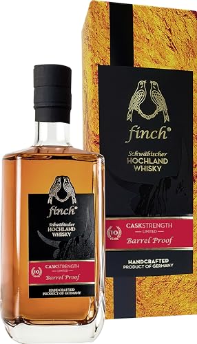 finch Whiskydestillerie CaskStrength Barrel Proof 19 54Prozent vol Schwäbischer Whisky (1 x 0.5l) von finch Whiskydestillerie