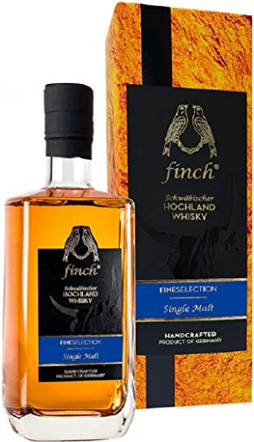 finch Whiskydestillerie FineSelection Single Malt 42Prozent vol Schwäbischer Whisky (1 x 0.5 l) von finch Whiskydestillerie