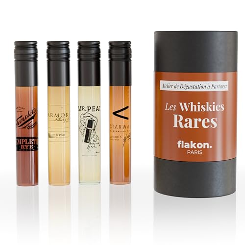 Les Whiskies Rare Whiskies Starter-Set mit 4 einzigartigen Whiskys Australien, USA, Schottland, Frankreich Les Whiskies Rare Whiskies Starter-Set mit 4 einzigartigen Whiskys Australien, USA, Schottland, Frankreich von flakon.