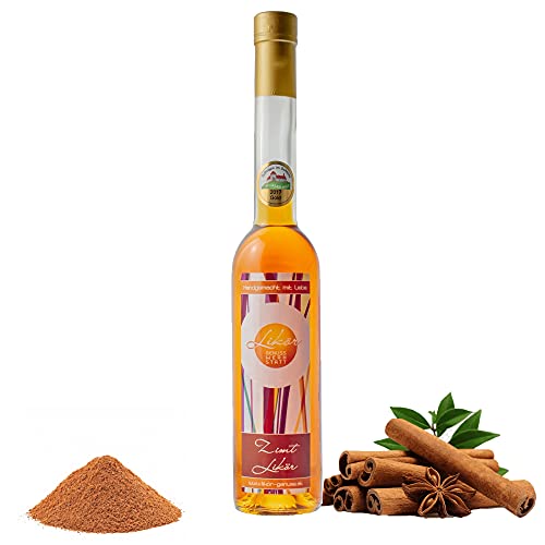 Premium Zimtlikör 350ml 25,40% vol. | Aromatisches Likör mit Zimt | Likör mit Zimtgeschmack | Ideal als Geschenk für Likör Liebhaber | Partylikör Partyshot | | Sage Liqueur von Likör-Genusswerkstatt