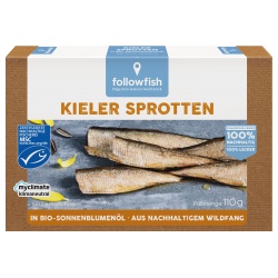 Kieler Sprotten in Sonnenblumenöl von followfish