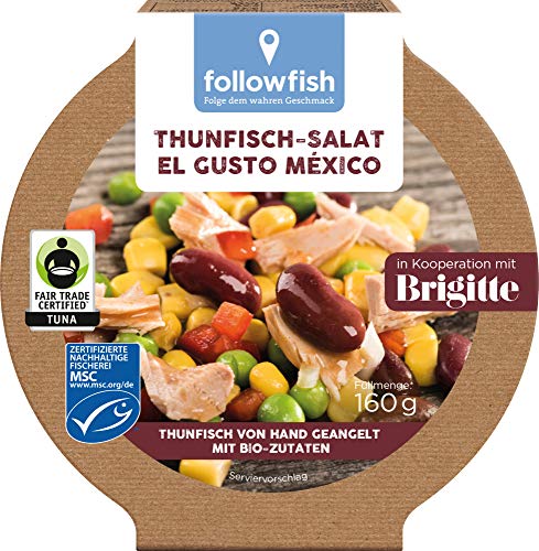 followfish MSC Thunfisch-Salat El Gusto Mexiko, 160 g followfish MSC Thunfisch-Salat El Gusto Mexiko, 160 g von Followfish