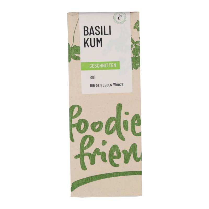 Bio Basilikum geschnitten von foodie & friends
