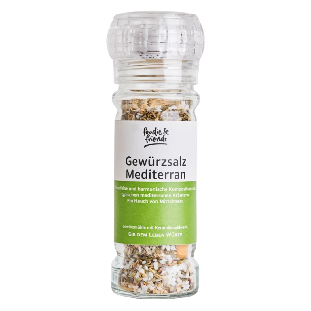 Bio Gewürzsalz Mediterran von foodie & friends
