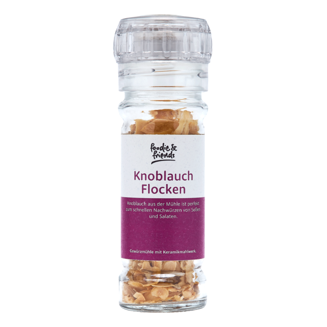 Bio Knoblauchflocken Bio Knoblauchflocken von foodie & friends