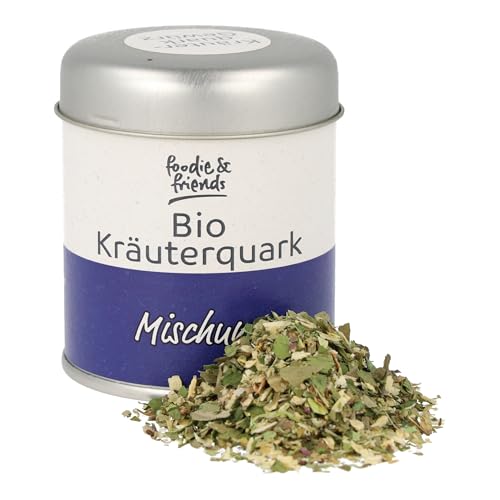 foodie & friends Bio-Kräuterquark Gewürzmischung 45g | in der Streudose von foodie & friends