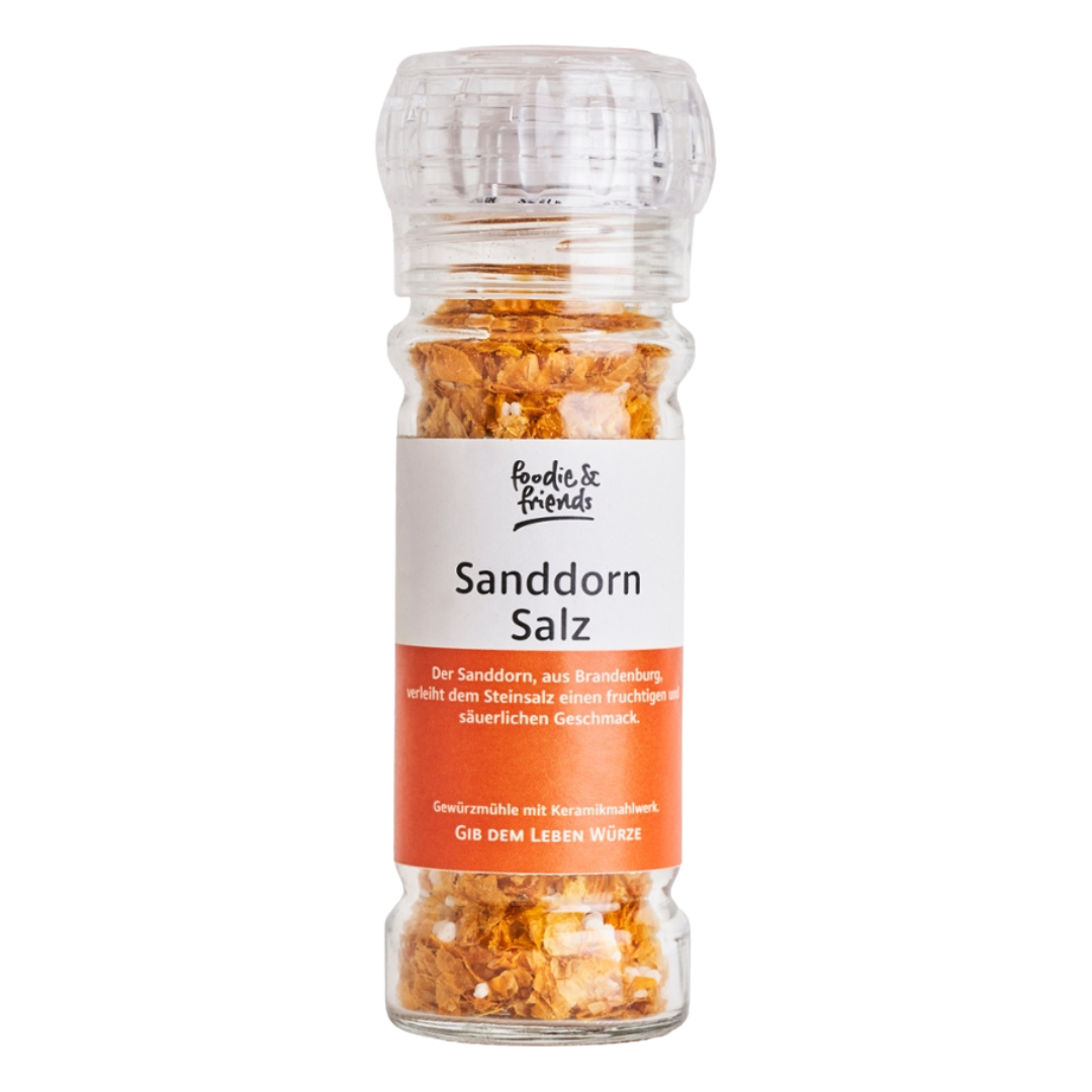 Bio Sanddorn-Salz Bio Sanddorn-Salz von foodie & friends