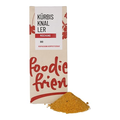 foodie & friends BIO "Kürbisknaller" in einer kompostierbaren Tüte, Pumpkin Spice, Perfekt für Kürbissuppe, Grillkürbis oder Süsskartoffel. foodie & friends BIO "Kürbisknaller" in einer kompostierbaren Tüte, Pumpkin Spice, Perfekt für Kürbissuppe, Grillkürbis oder Süsskartoffel. von foodie & friends