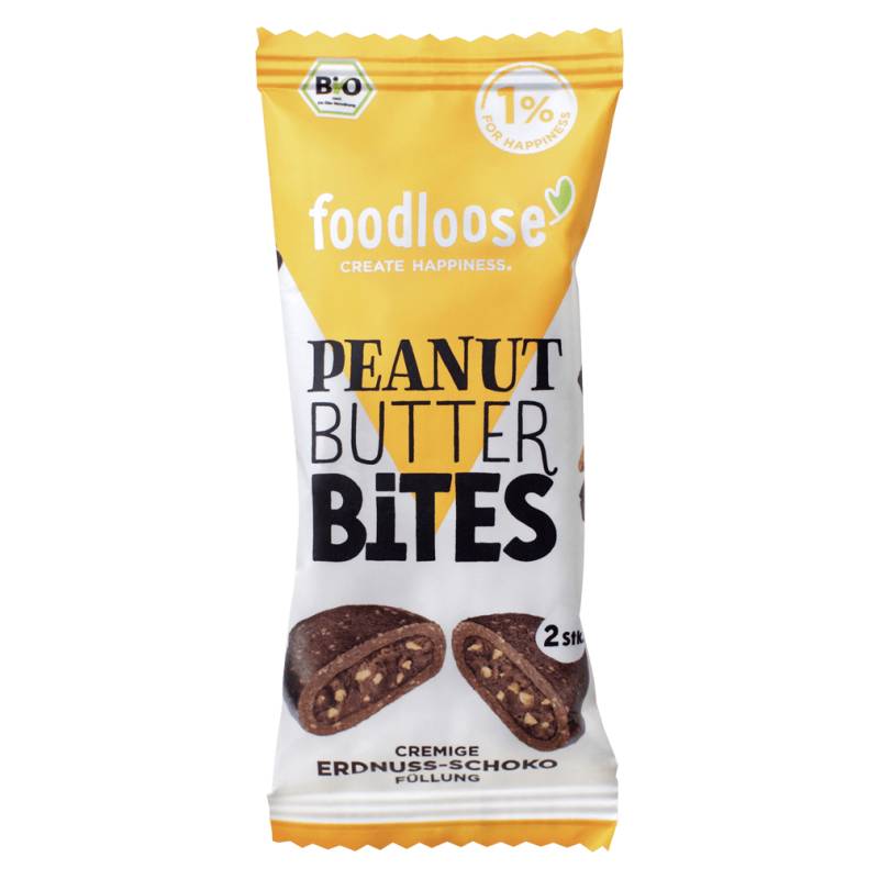 Bio Erdnuss-Schoko Bites MHD 26.03.2025 von foodloose