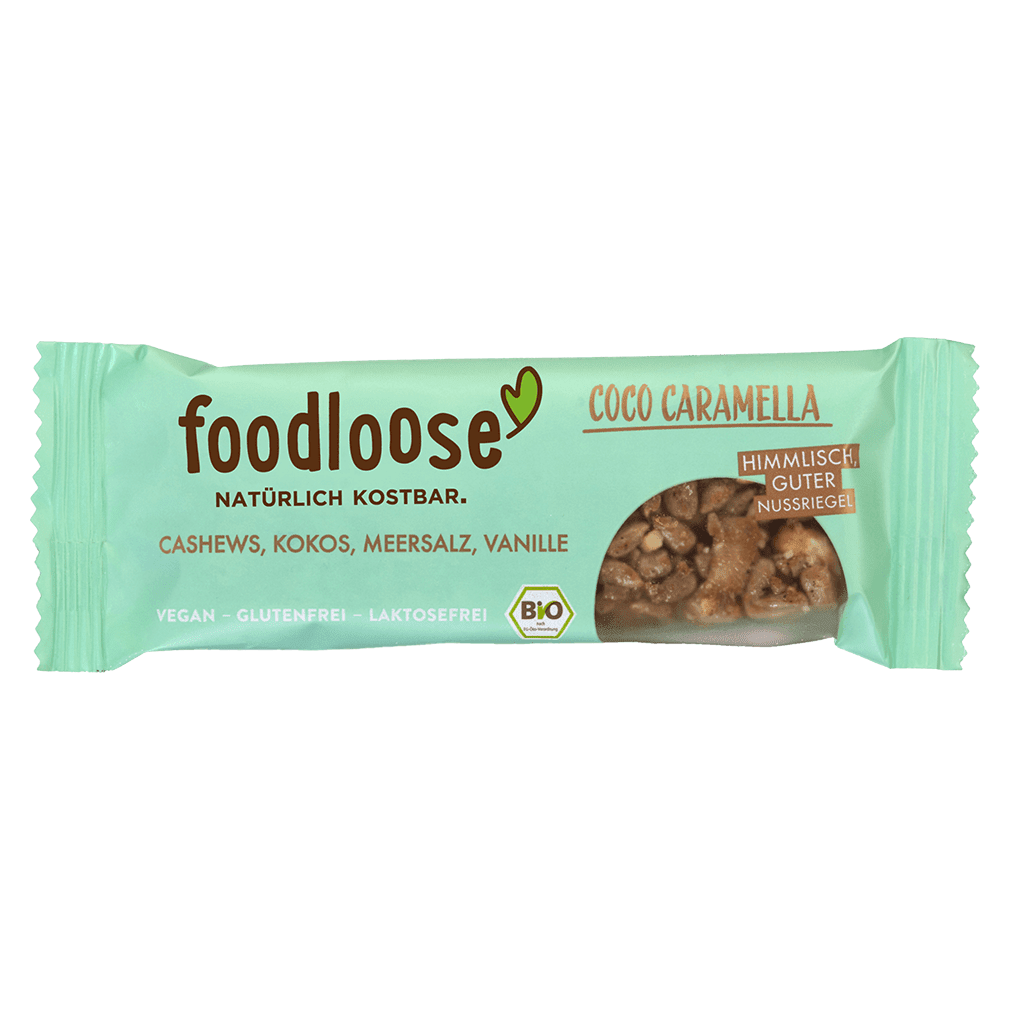 Bio Nussriegel Coco Caramella von foodloose