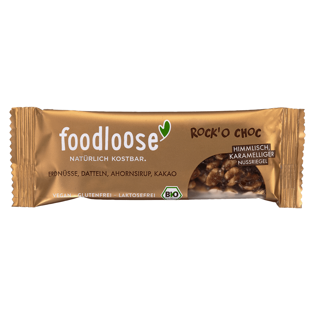 Bio Nussriegel Erdnuss Schoko Bio Nussriegel Erdnuss Schoko von foodloose