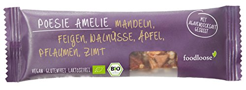 foodloose Bio Riegel Poesie Amelie, 6er Pack (6 x 35 g) von foodloose
