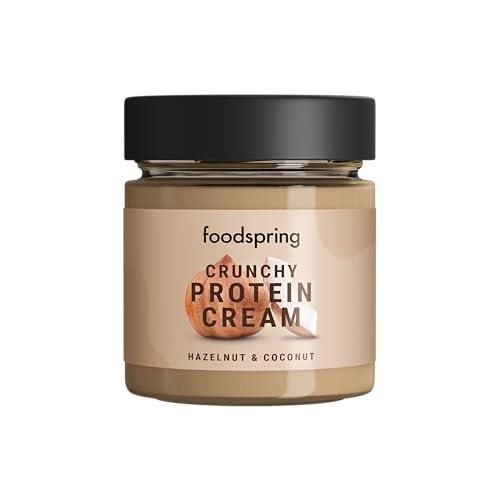 foodspring - Crunchy Protein Cream 6x200g - Proteincreme mit Kokosflocken und Haselnuss- Proteinaufstrich mit 85% weniger Zucker, 8x mehr Protein & ohne Palmöl - Ideal als Aufstrich oder Topping foodspring - Crunchy Protein Cream 6x200g - Proteincreme mit Kokosflocken und Haselnuss- Proteinaufstrich mit 85% weniger Zucker, 8x mehr Protein & ohne Palmöl - Ideal als Aufstrich oder Topping von foodspring