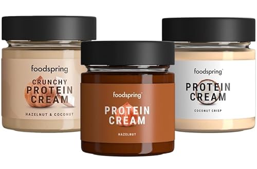 foodspring | Proteincreme Pack 3 in 1 | Haselnusscreme 200 g + Kokoscreme 200 g + Kokos- und Haselnusscreme 200 g foodspring | Proteincreme Pack 3 in 1 | Haselnusscreme 200 g + Kokoscreme 200 g + Kokos- und Haselnusscreme 200 g von foodspring