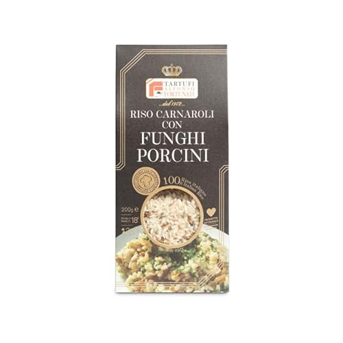 Reis und Steinpilze in 200-Gramm-Dosen Reis und Steinpilze in 200-Gramm-Dosen von fortunati stocchi