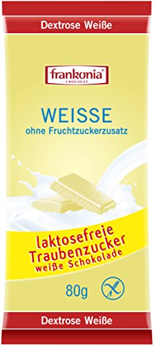 Frankonia Dextrose Weiße Schokolade 10x80g von frankonia CHOCOLAT