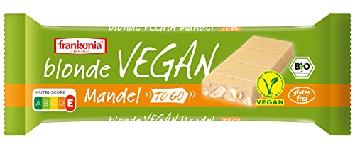 frankonia CHOCOLAT BIO blonde Vegan Mandel "to go" Riegel, 40 g von frankonia CHOCOLAT