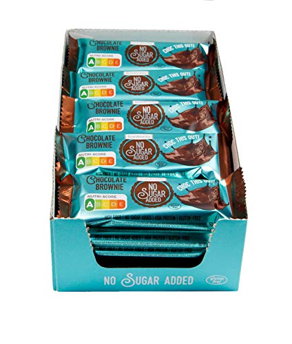 frankonia CHOCOLAT NO SUGAR ADDED Chocolate Brownie Nutri Score A 25 x 50g, 25 stück von frankonia CHOCOLAT