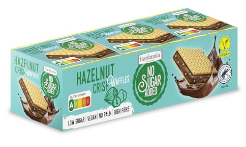 frankonia CHOCOLAT NO SUGAR ADDED Hazelnut Crisp Waffles, 9 Stück, braun frankonia CHOCOLAT NO SUGAR ADDED Hazelnut Crisp Waffles, 9 Stück, braun von frankonia CHOCOLAT