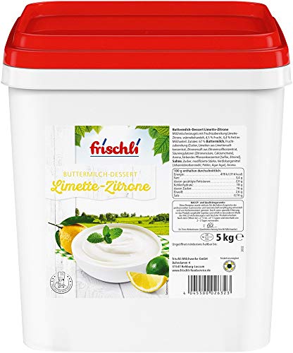 Frischli Buttermilch-Dessert Limette-Zitrone köstlich und cremig 5000g Frischli Buttermilch-Dessert Limette-Zitrone köstlich und cremig 5000g von frischli Milchwerke GmbH