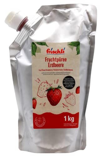 frischli Fruchtpüree Erdbeere, 5er Pack (5 x 1 kg) von frischli