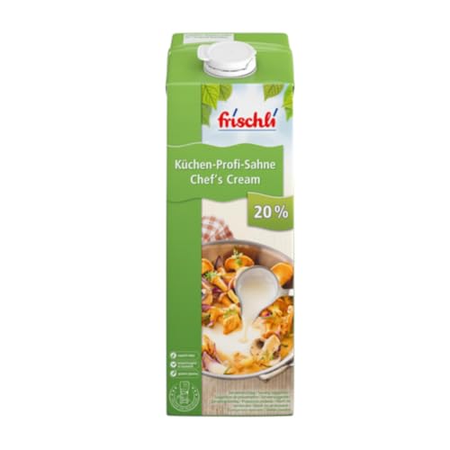 frischli Küchen Profi Sahne 20% ultrahocherhitzt Packung 1000g frischli Küchen Profi Sahne 20% ultrahocherhitzt Packung 1000g von Frischli