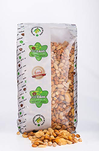 Nussmix - Nussmischung mit frittiertem Mais und Rosinen 1 kg von SAN BLAS EL SABOR DEL SUR FRUTOS SECOS Y GOLOSINAS