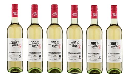 6x 0,75l - "für mich 100% Baden" - Grauburgunder - Baden - Deutschland - Weißwein trocken von "für mich 100% Genuss"