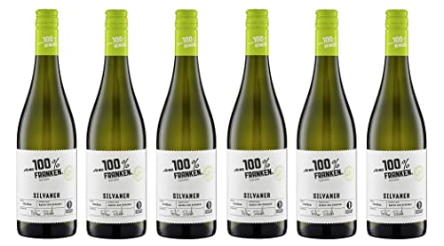 6x 0,75l - "für mich 100% Franken" - Silvaner - Qualitätswein Franken - Deutschland - Weißwein trocken von "für mich 100% Genuss"
