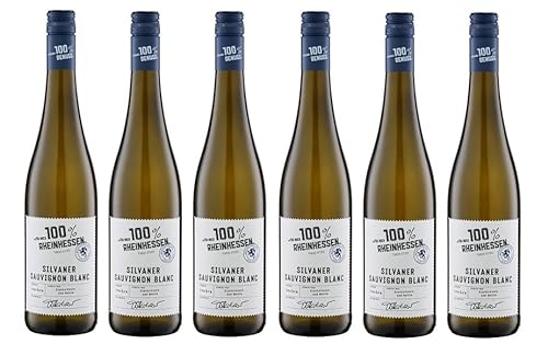 6x 0,75l - "für mich 100% Rheinhessen" - Silvaner & Sauvignon Blanc - Qualitätswein Rheinhessen - Deutschland - Weißwein trocken von "für mich 100% Genuss"