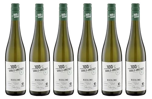6x 0,75l - "für mich 100% Saale-Unstrut" - Riesling - Qualitätswein Saale-Unstrut - Deutschland - Weißwein trocken von "für mich 100% Genuss"