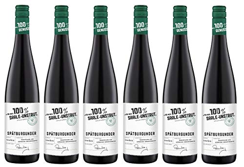 6x 0,75l - "für mich 100% Saale-Unstrut" - Spätburgunder - Qualitätswein Saale-Unstrut - Deutschland - Rotwein trocken von "für mich 100% Genuss"