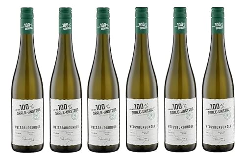 6x 0,75l - "für mich 100% Saale-Unstrut" - Weißburgunder - Qualitätswein Saale-Unstrut - Deutschland - Weißwein trocken von "für mich 100% Genuss"
