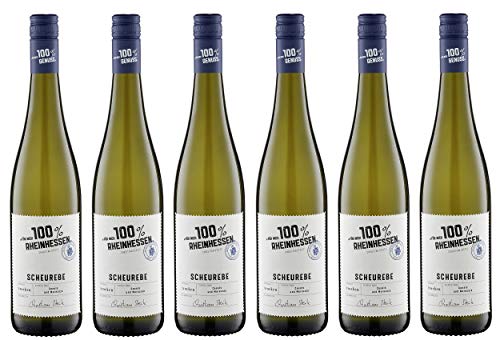 6x 0,75l - 2023er - "für mich 100% Rheinhessen" - Scheurebe - Qualitätswein Rheinhessen - Deutschland - Weißwein trocken von "für mich 100%..."