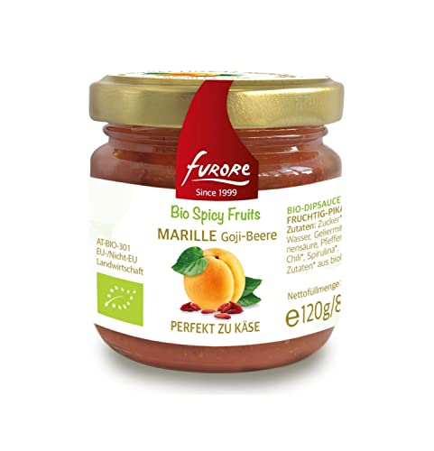 furore BIO Spicy Fruits Marille Goji-Beere Dip Sauce 120g AT-BIO-301 furore BIO Spicy Fruits Marille Goji-Beere Dip Sauce 120g AT-BIO-301 von furore