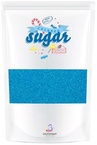 Bunter Zucker Blau Royalblau 100g Dekorzucker von gaumenshop