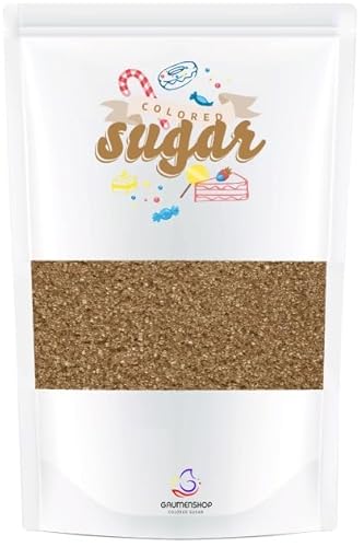Bunter Zucker Braun Cappuccinobraun 100g Dekorzucker Bunter Zucker Braun Cappuccinobraun 100g Dekorzucker von gaumenshop