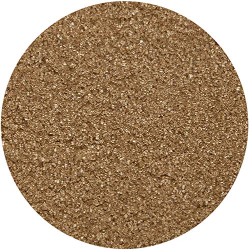 Bunter Zucker Braun Cappuccinobraun 1KG Dekorzucker von gaumenshop
