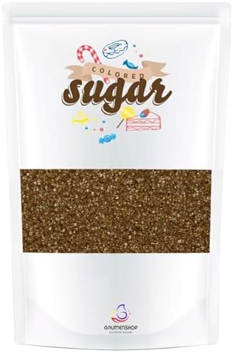 Bunter Zucker Braun Schokobraun 100g Dekorzucker Bunter Zucker Braun Schokobraun 100g Dekorzucker von gaumenshop